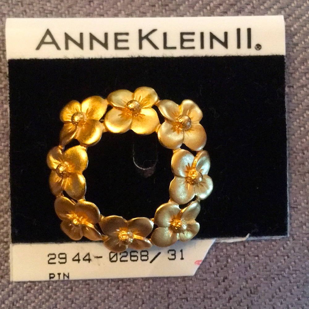 Anne Klein floral Brooch